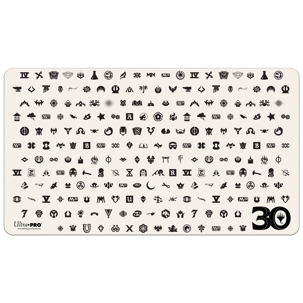 30th anniversary HOLOFOIL Holo stitched edges PLAY MAT PLAYMAT ULTRA PRO MTG
