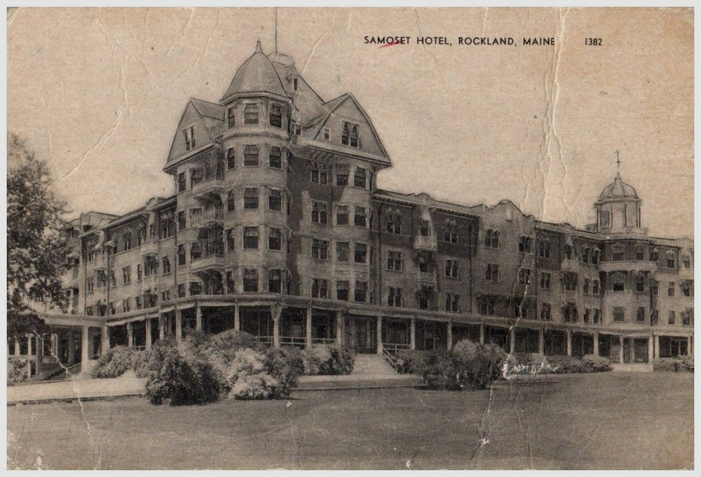 Vintage Postcard 1907-1915 The Samoset Hotel Rockland, Maine (ME)
