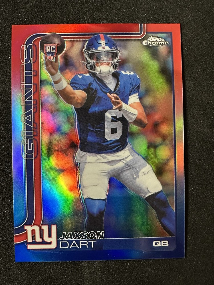 2025 Topps Chrome Jaxson Dart Rookie Red White Blue