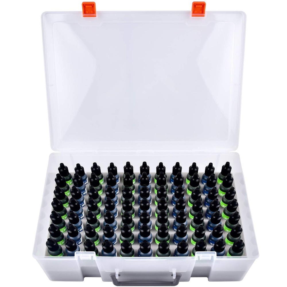 Alcohol Ink Storage Case and Paint Carrying Organizer, Miniature Holder Fits ...