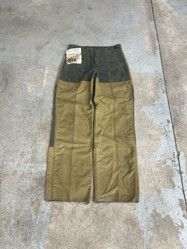 Vintage Genuine C.C. Filson Double Knee Waxed Canvas Workwear/hunting Pants