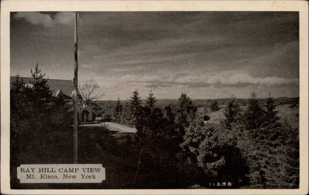 Ray Hill Camp View Mount Kisco New York vintage postcard a416
