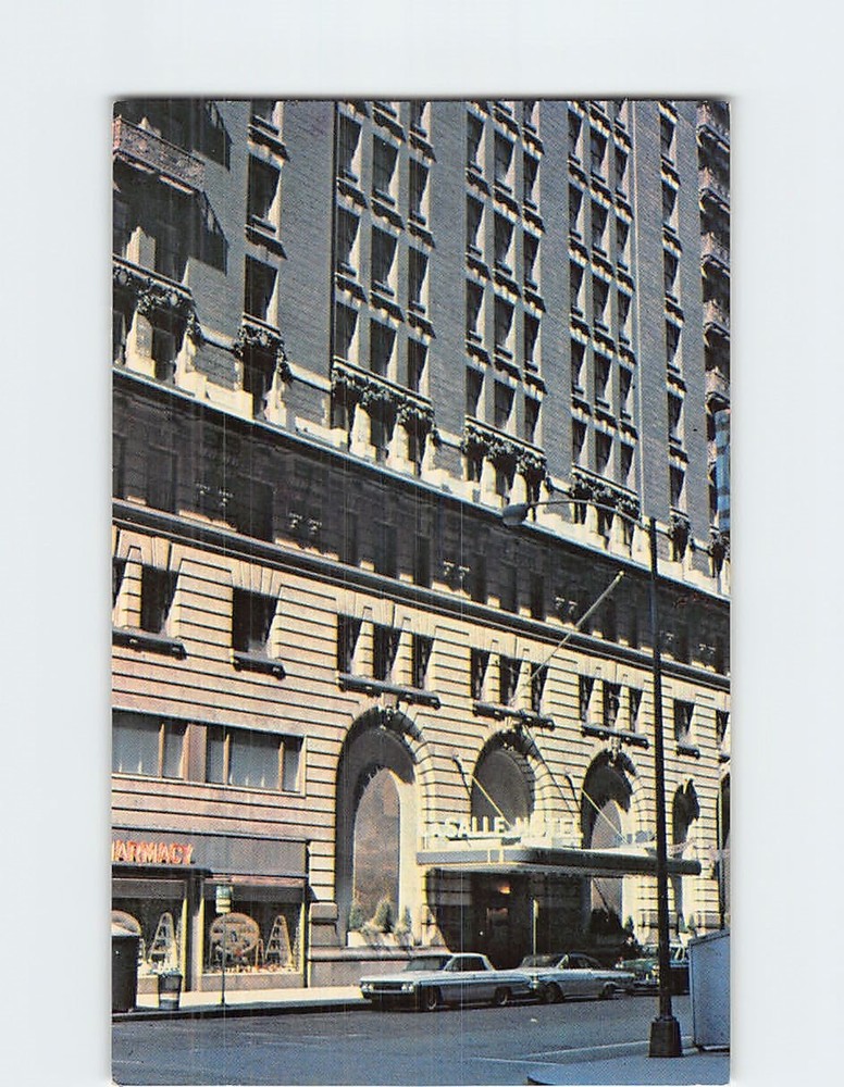Postcard La Salle Hotel Chicago Illinois USA North America