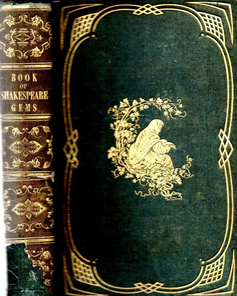 1846 Shakespeare Gems Profusely Illustrated With Dozens Of Great Prints Gift