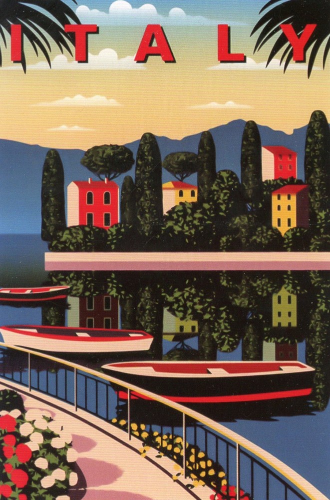 Italian Scenery (Address Side Blank) -New POSTCARD