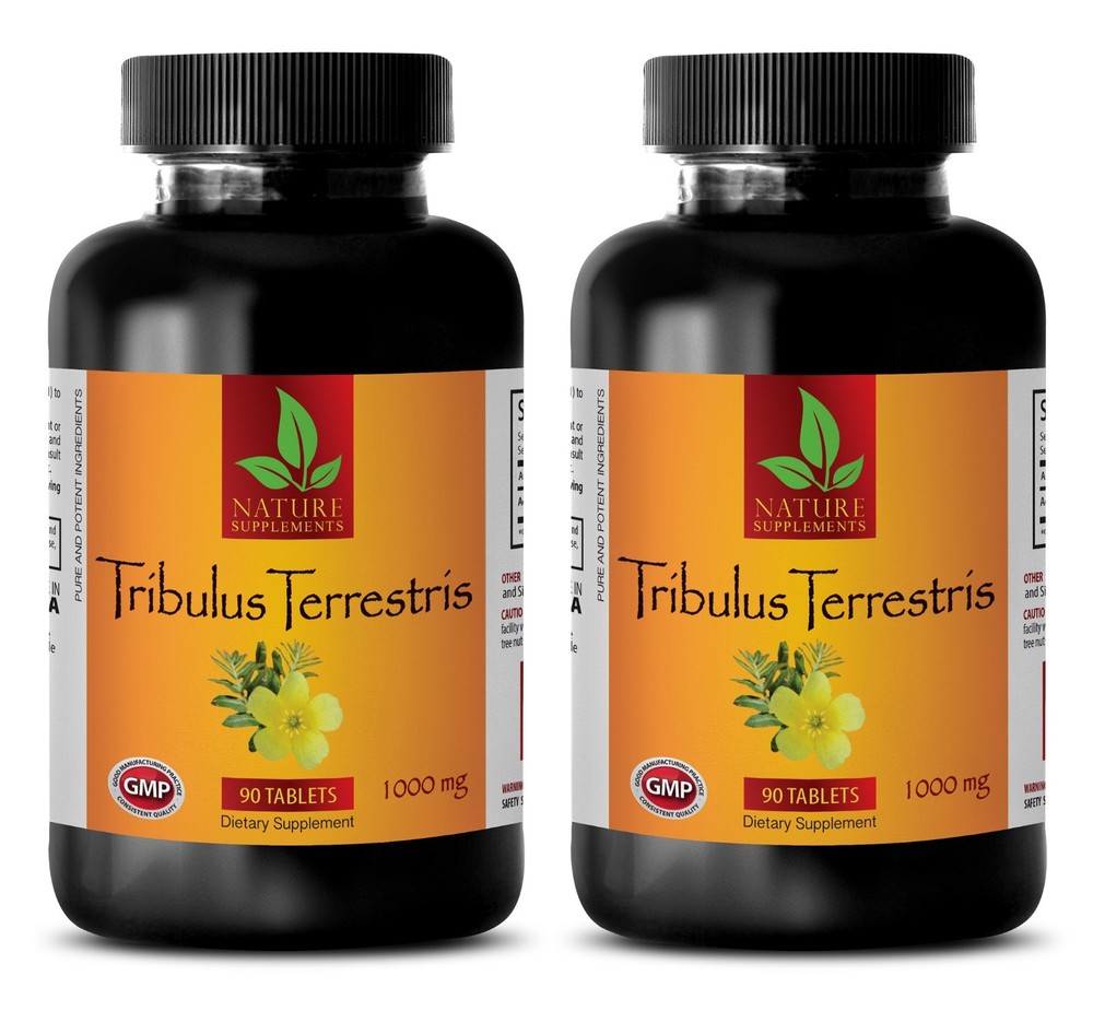 Tribulus Terrestris Extract 1000mg - Testosterone Muscle Mass Strength -180 Tabs