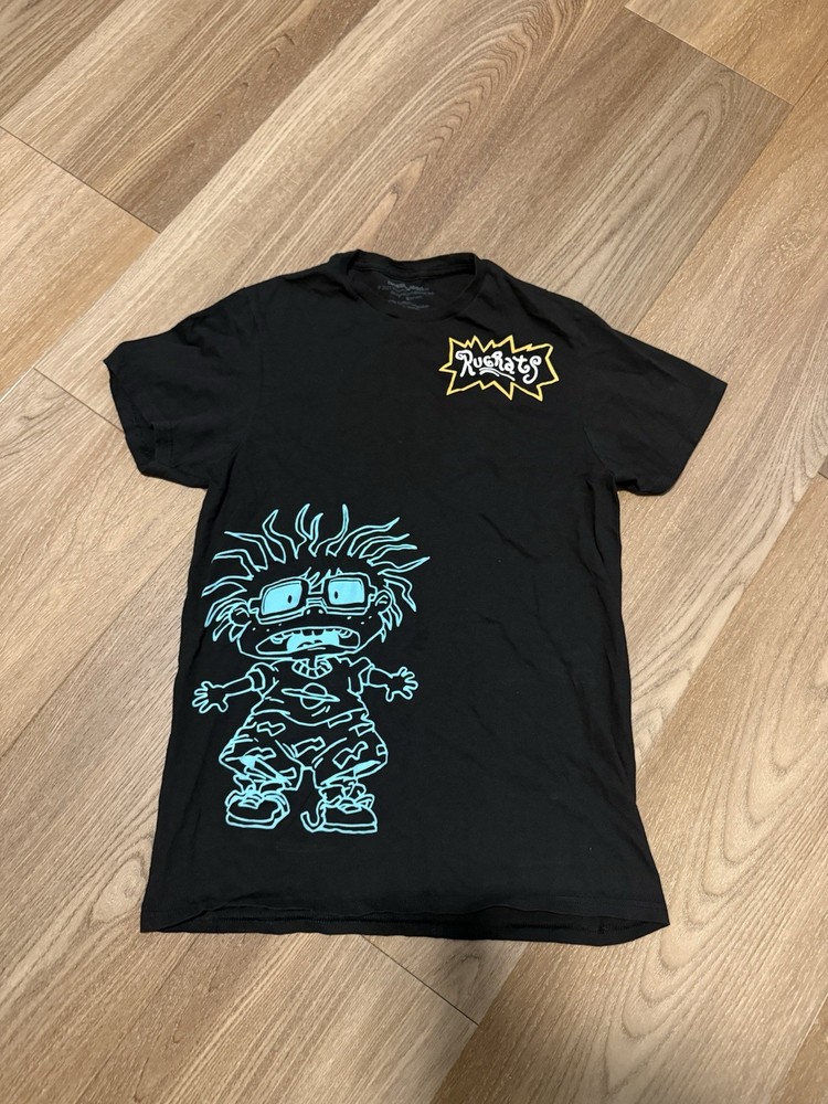 Rugrats Black Graphic Tee Nickelodeon Small Kids T-Shirt
