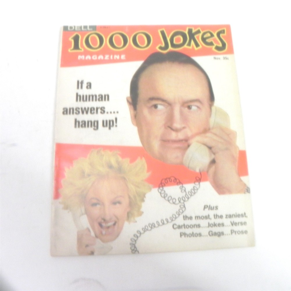 VINTAGE 1979 1000 JOKES MAGAZINE IF A HUMAN ANSWERS HANG UP ISSUE COMEDY FUNNY