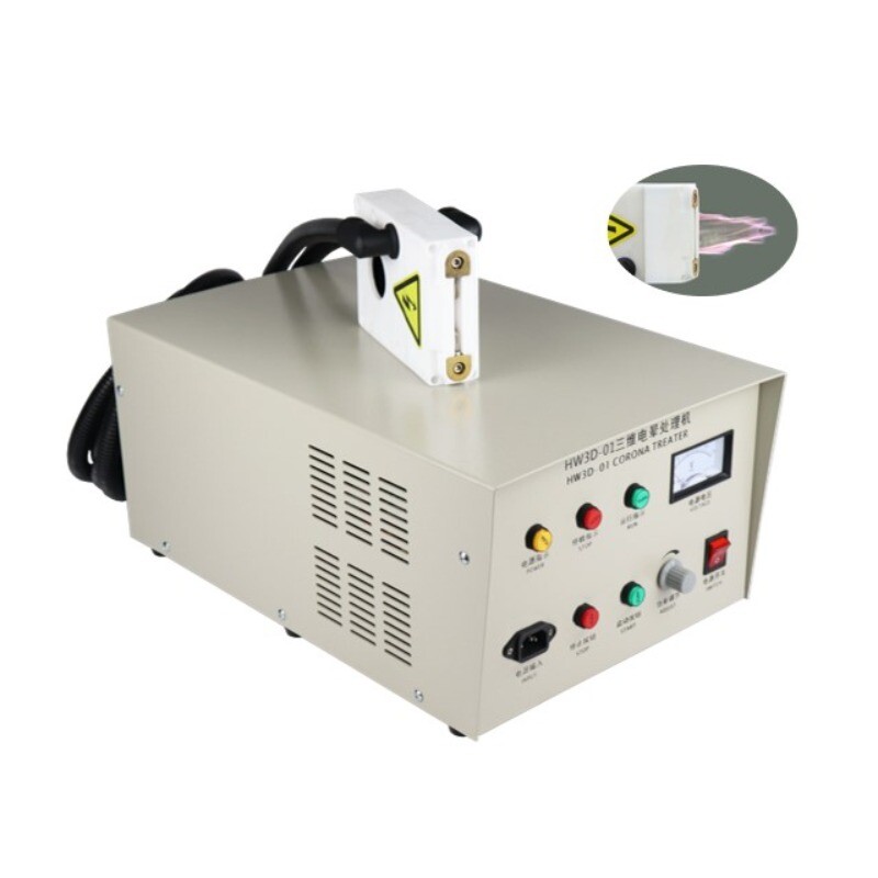 HW-3D-01 Portable Curved Surfaces Cylinder Printing Single Nozzle Corona Treater