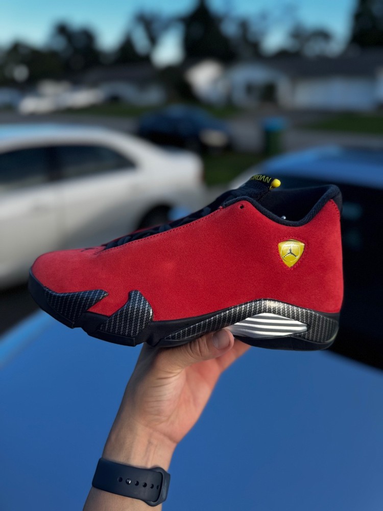 Size 9.5 - Air Jordan 14 Retro 2025 Ferrari SNKRS purchase