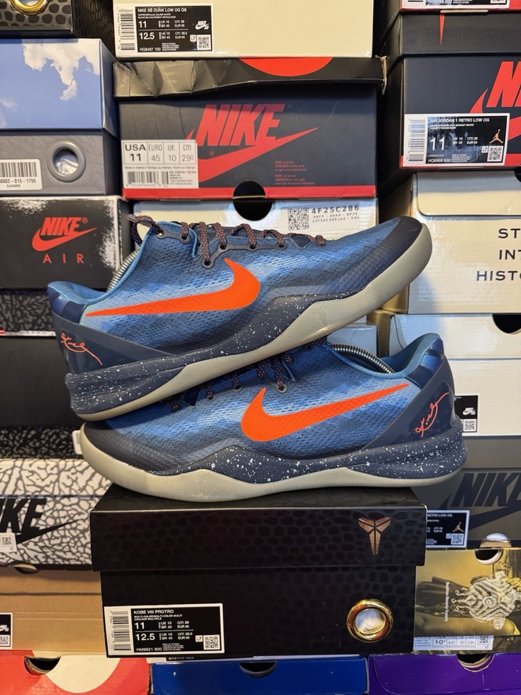 OG ALL Nike Kobe 8 Blitz Blue Size 12 AMAZING CONDITION Ready For Wear!