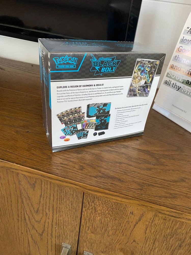 Pokémon Black Bolt Elite Trainer Box ETB - Factory Sealed