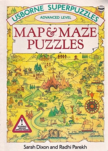 Map and Maze Puzzles (Usborne Superpu..., Parekh, Radhi