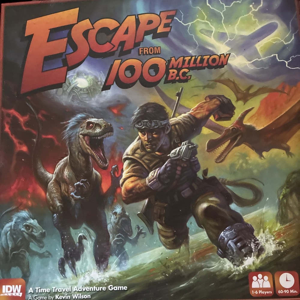 Escape From 100 Million BC Board Game 100% Complete
