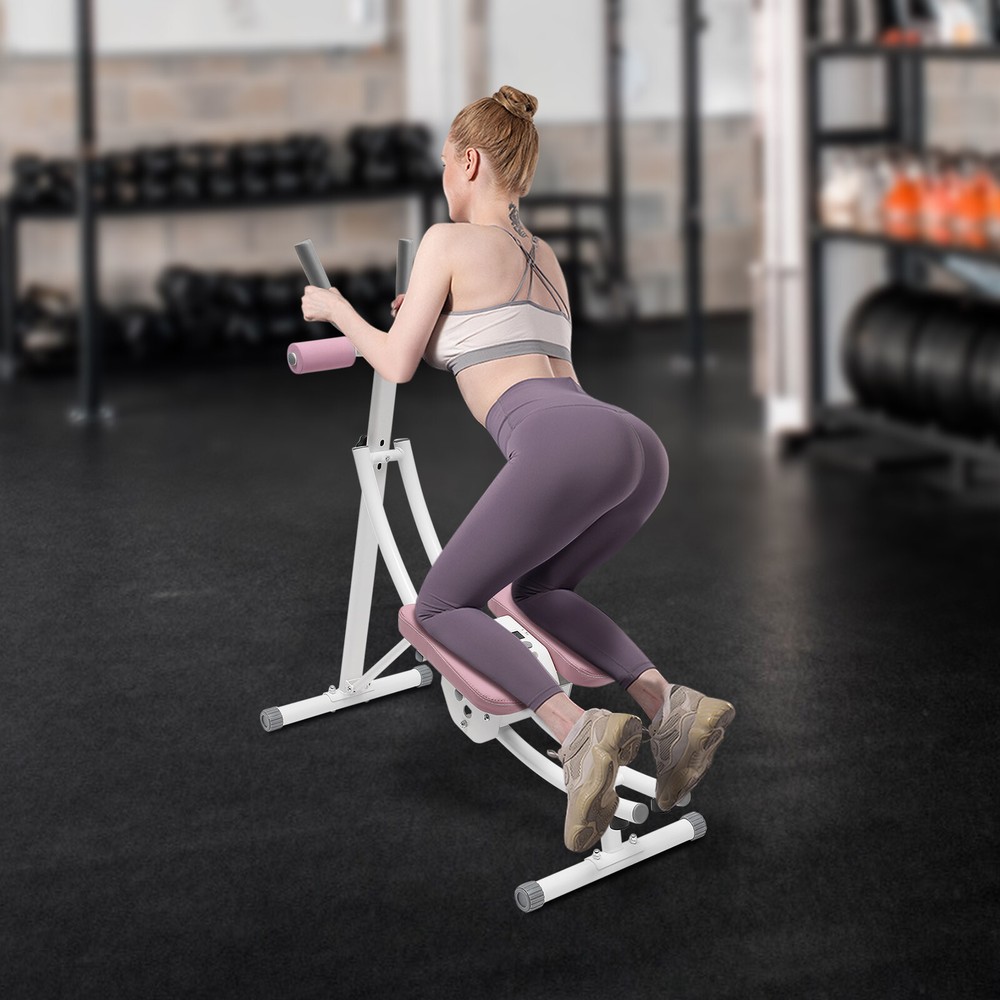 Ab Machine Coaster Abdominal Crunch Trainer for Home Gym Core Abdominal Workout