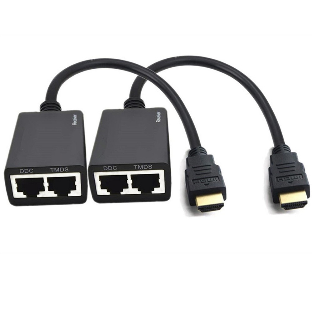 HDMI to Cat5e Cat6 Extender for 1080P HD Video Signal Transmission