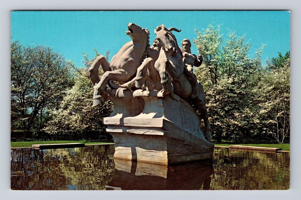 Murrells Inlet SC-South Carolina, Brookgreen Gardens, Sculpture Vintage Postcard