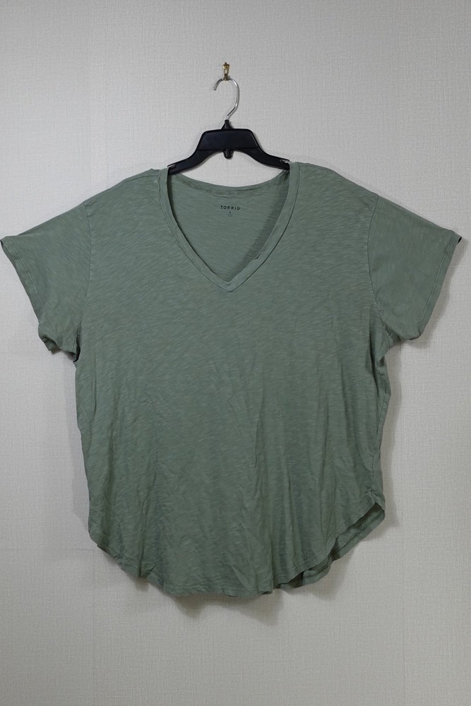 Torrid, T-Shirt Shorts Sleeve, Size 3X