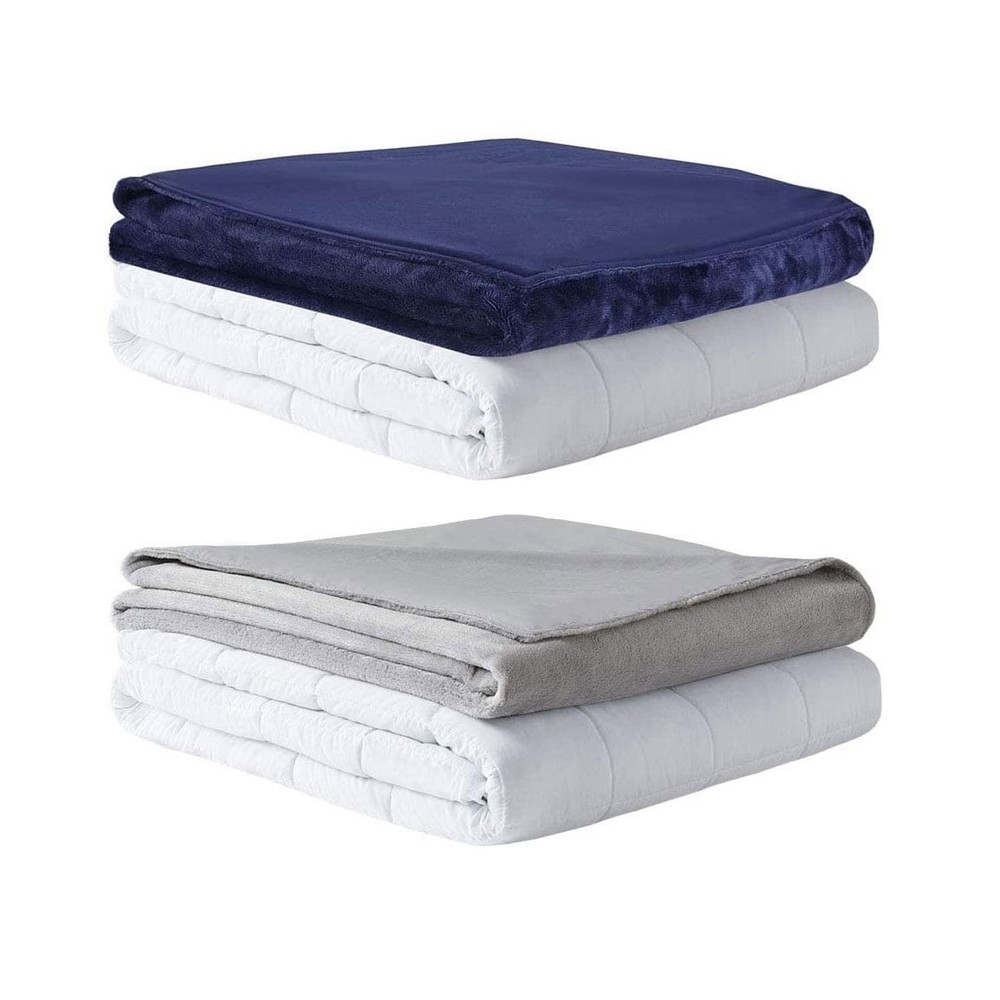 MP2 Glacier Cooling Weighted Blanket with Nano-Ceramic Beads for Deep Sleep