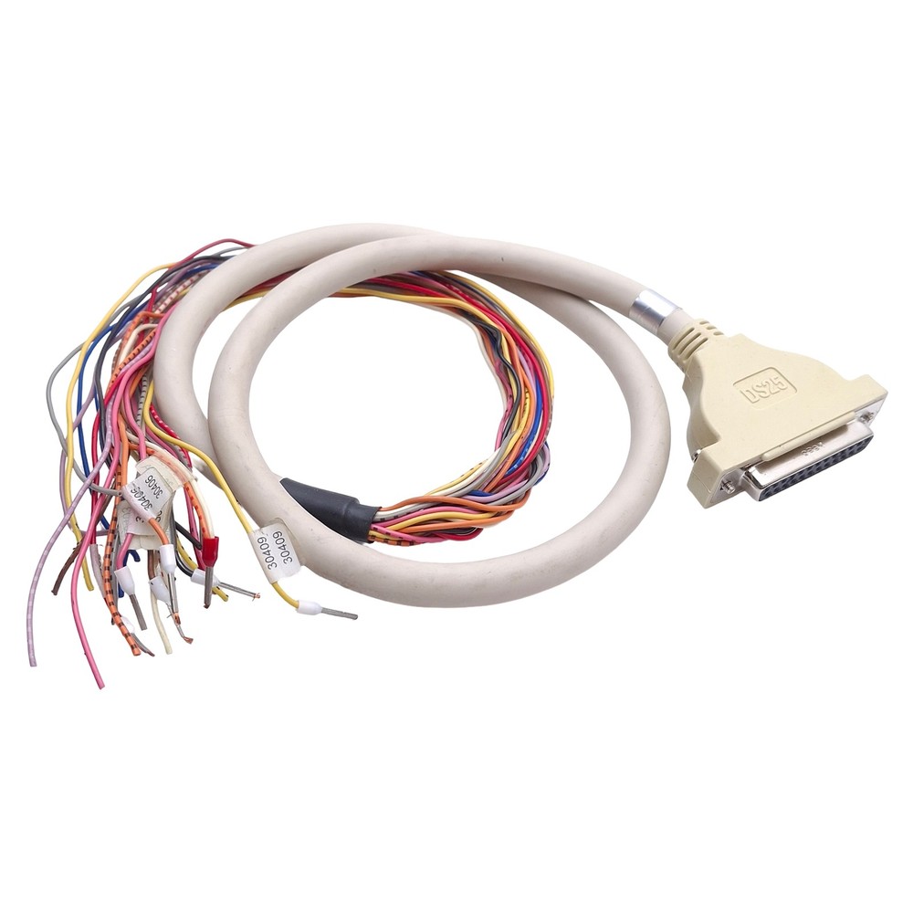 SMC AXT100-DS25-005 SV Series Manifold Cable, DB25 to Flying Leads, 0.5m Long
