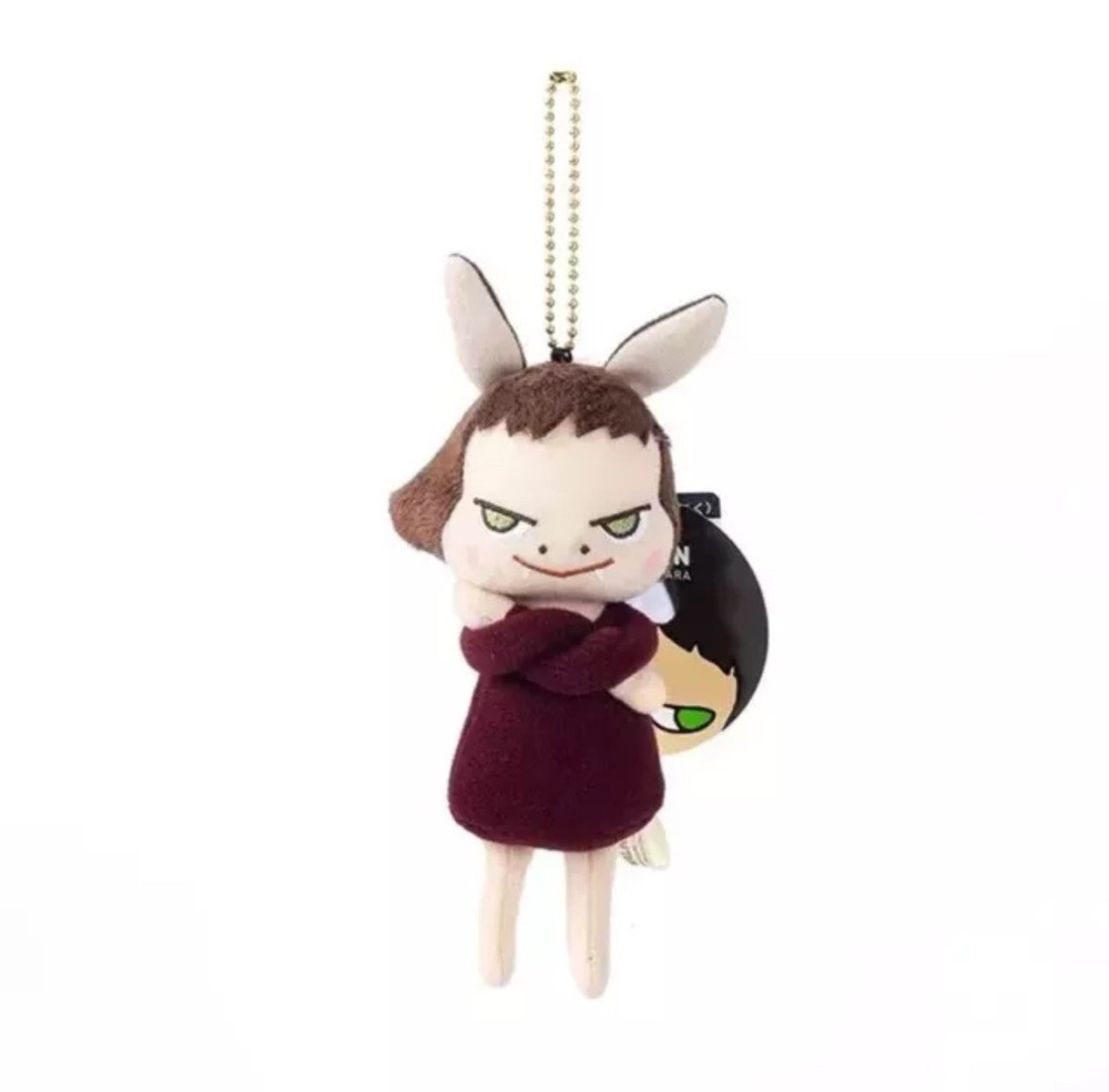 Yoshitomo Nara Devil Angel Wings Plush Keychain Doll Toy