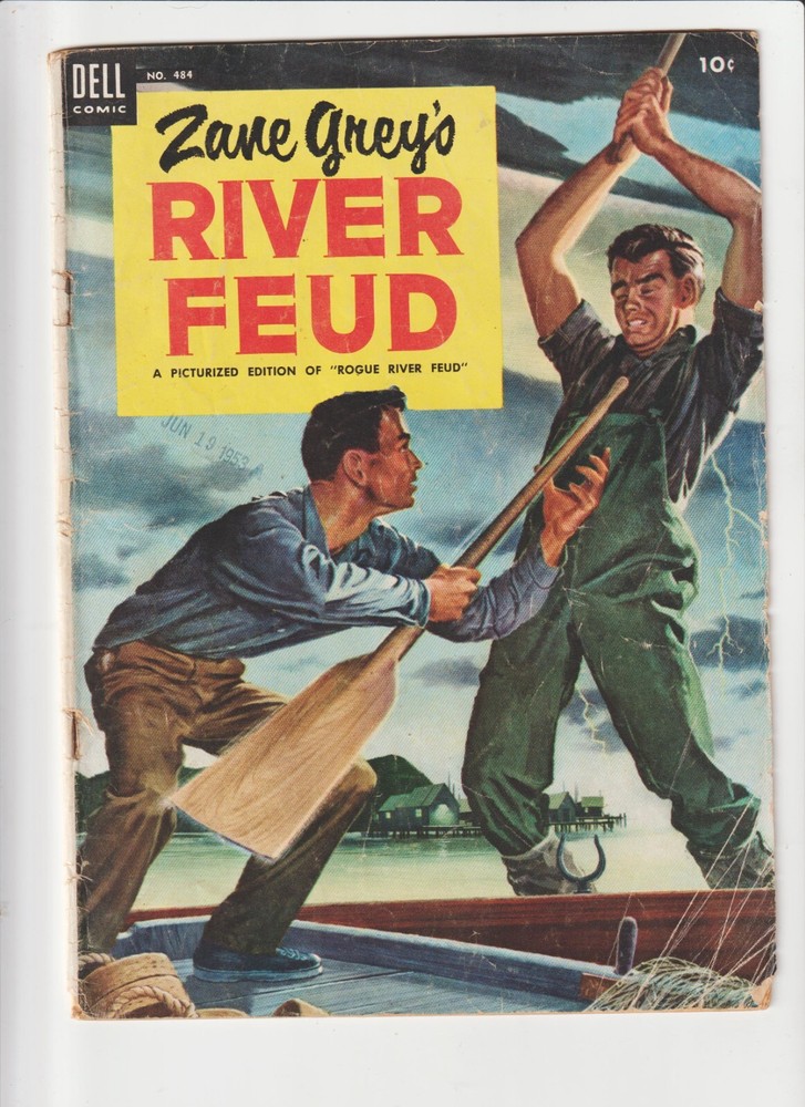 Zane Grey's River Feud #484 DELL FOUR COLOR WESTERN COMIC 1952