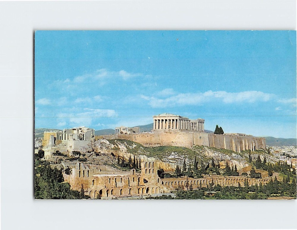 Postcard General View of the Acropolis Greece