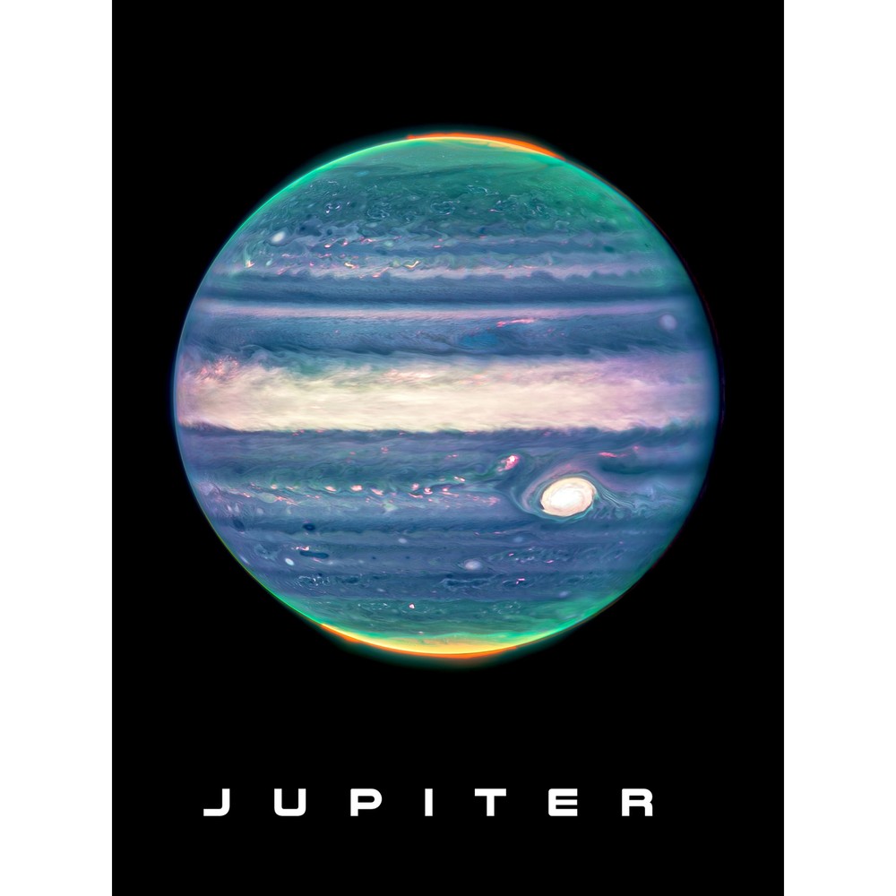 NASA James Webb Space Telescope Jupiter Composite Image Huge Art Poster Print
