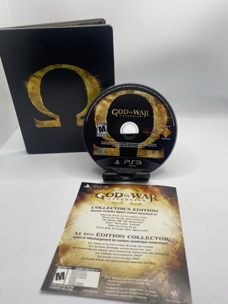 God of War: Ascension (Sony PlayStation 3, 2012) Special Edition Steelbook