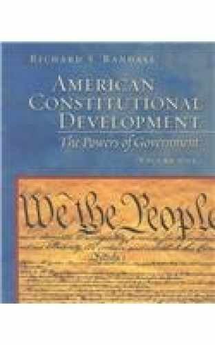 American Constitutional - Paperback, by Randall Richard S. - Acceptable n