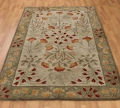 Pottery Barn Adeline Wool area rug | Hand made Rug | Designer Rug sale