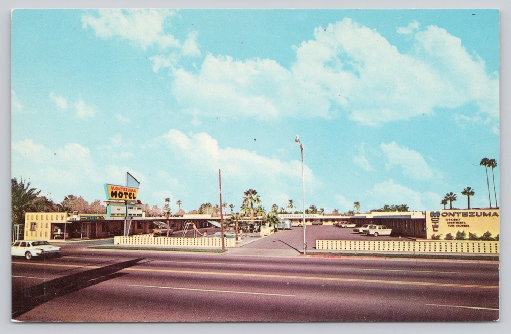 Street View Montezuma Motel East Van Buren Phoenix Arizona Postcard