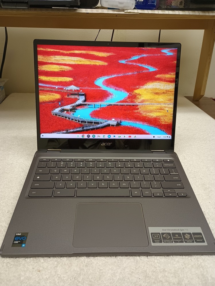 Acer Chromebook Spin 13 i5-1135G7 2.4GHz 8GB RAM 256GB SSD Convertible Laptop-image