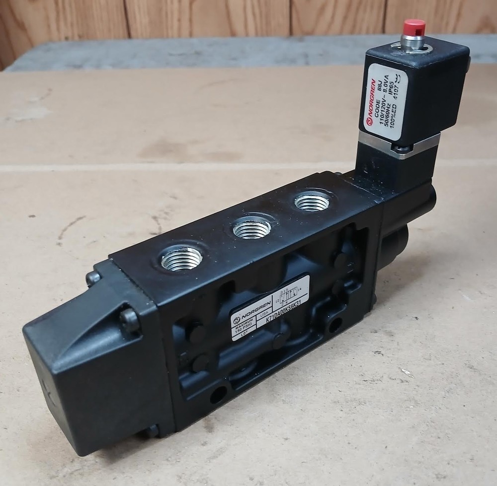 Norgren K71DA00KS6K31 4 Way Solenoid Inline Valve