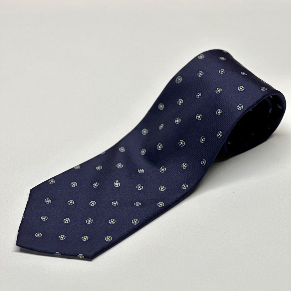 Brooks Brothers Makers Tie Silk UK Blue 4