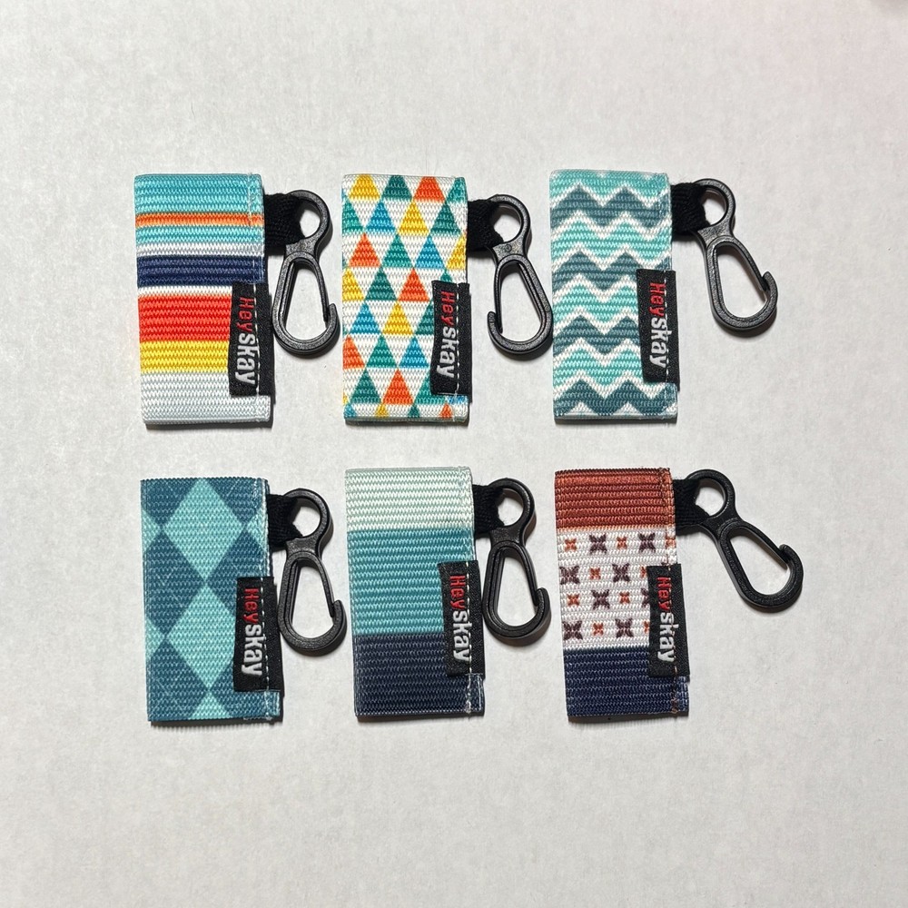 HEYSKAY 6PCS Lip Balm Holder Sleeves Keychain Bulk Compact Clip On