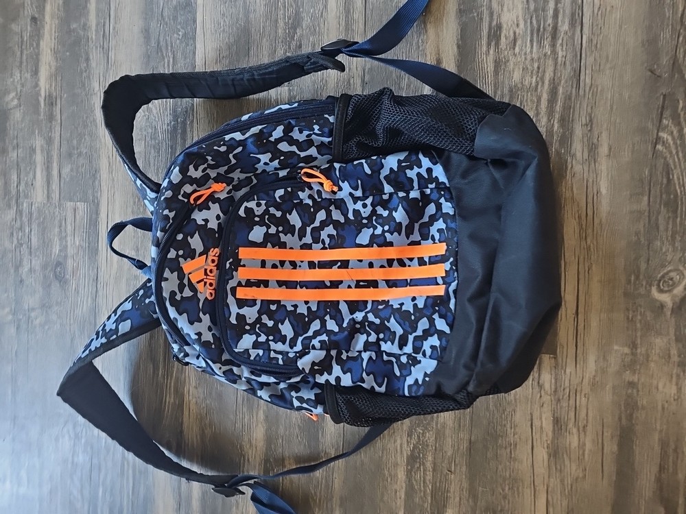 Adidas Blue Camo Backpack
