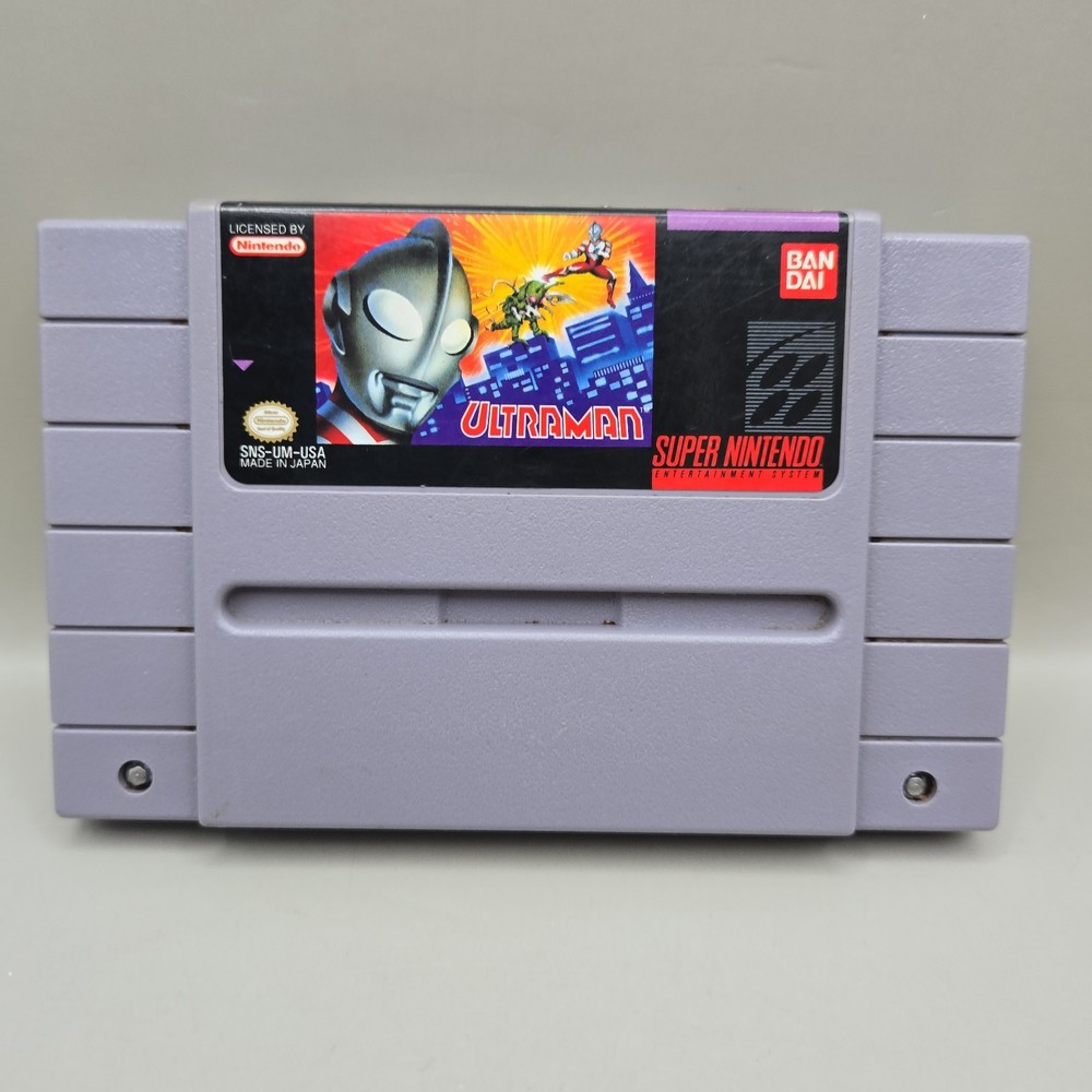 Super Nintendo SNES Ultraman: Towards The Future Vintage Game Cartridge Only