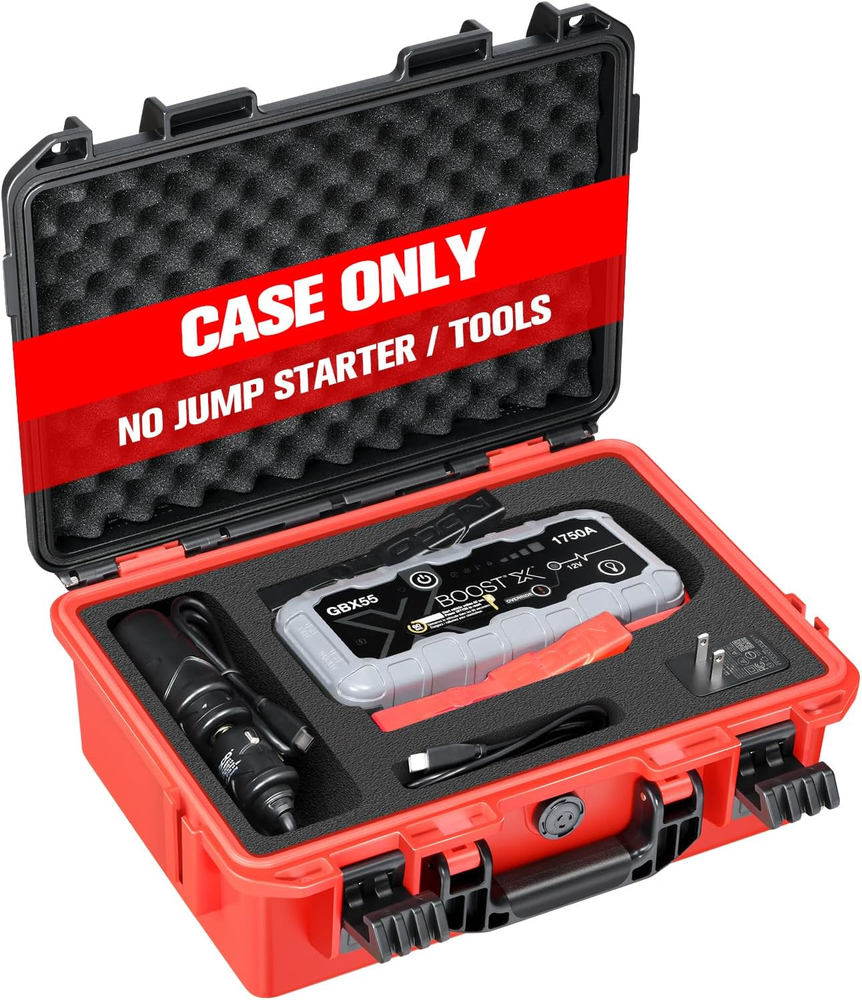 Case for NOCO Boost X GBX55: Waterproof Carrying Case for 1750A Ultrasafe Jump S