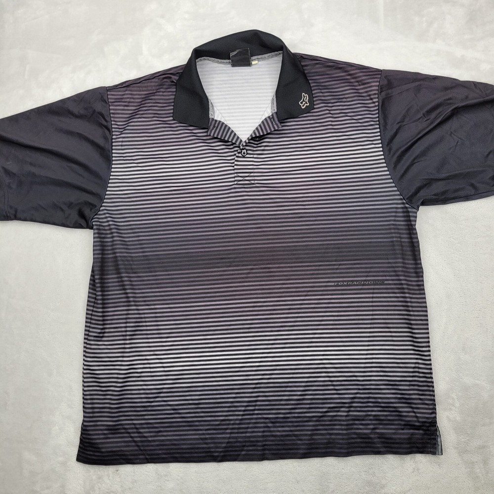 FOX Racing Shirt Mens XL Polo Performance Skater Surf BMX Bike Moto Team Adult