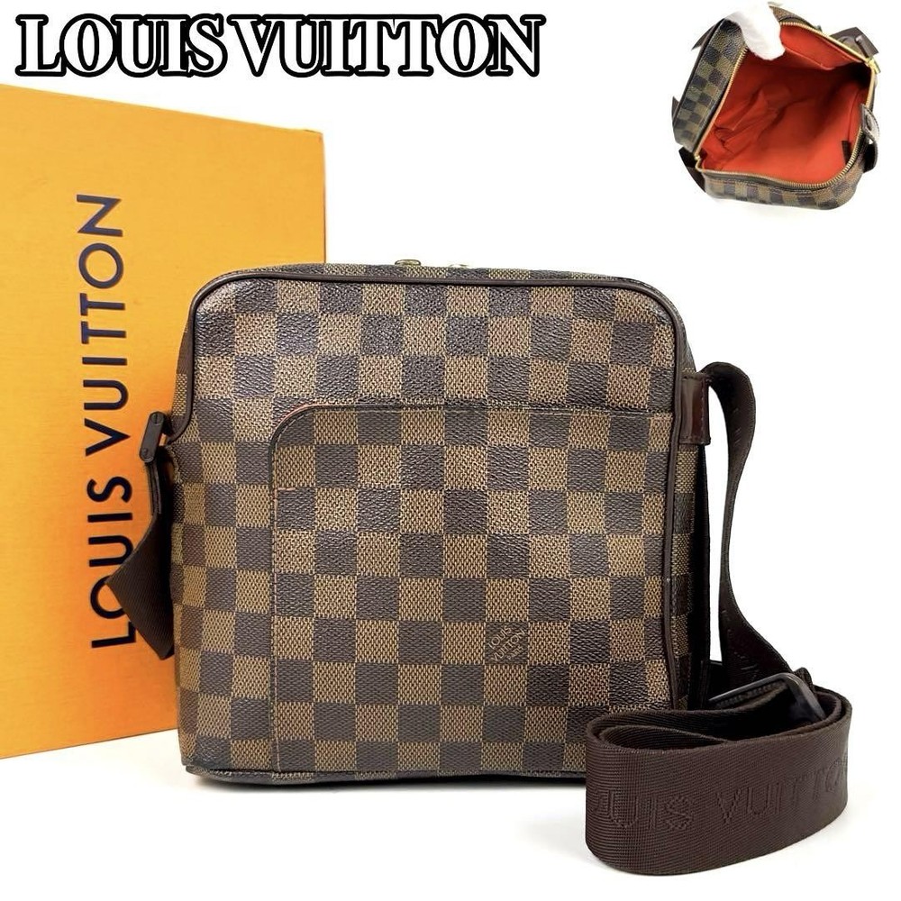 Louis Vuitton Damier Olaf PM Shoulder Bag GHW Compact Crossbody Unisex Pre-Owned