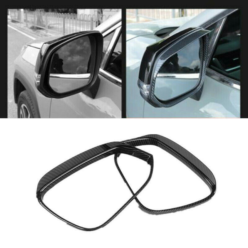 ABS Rearview Mirror Rain Visor Eyebrows Cover Trim for Toyota Venza 2021-2022-image