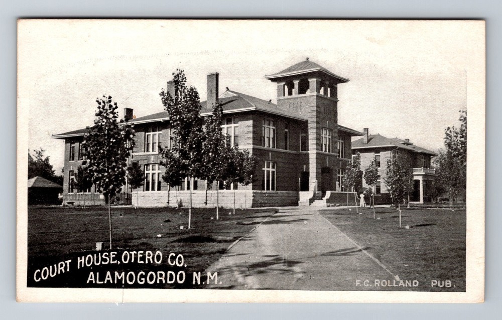 Alamogordo, NM-New Mexico, Otero County Court House PC Vintage Postcard