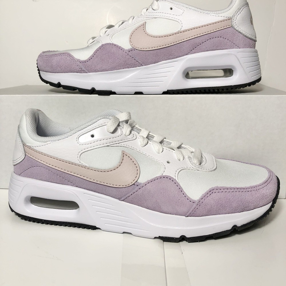 NEW Nike Air Max SC Sz 7 Sneakers White platinum violet athletic shoes CW4554120