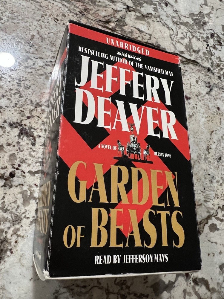 Garden of Beasts by Jeffery Deaver Audiobook Cassettes Unabridged Jefferson Mays
