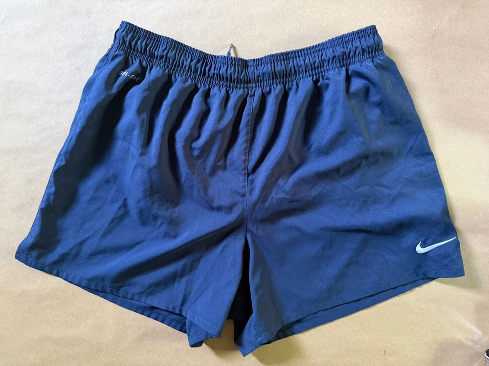Nike Navy Blue Fit Dry Lightweight Running Shorts Women’s Size Medium