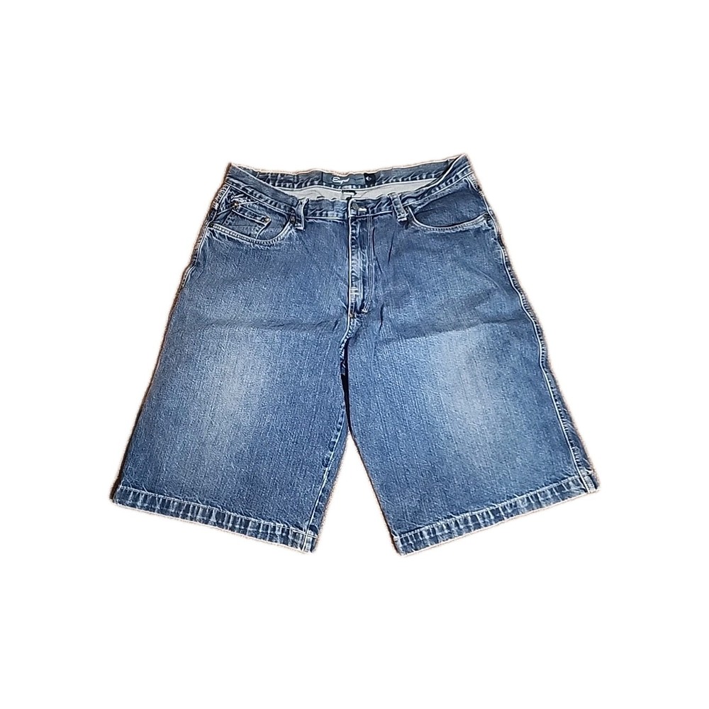 Enyce Mens Blue Shorts Size 38 Denim Jean Shorts Vintage