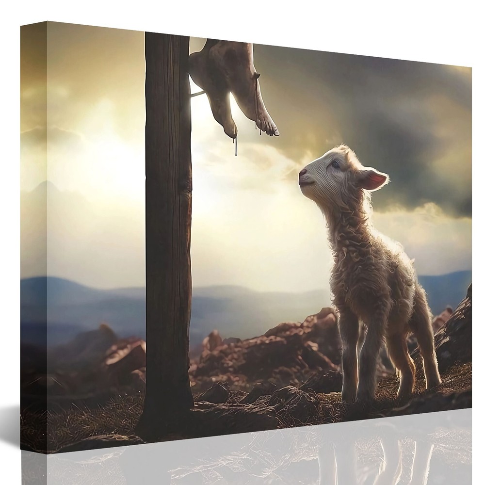 The Sacrifice of Jesus Picture Religious Christian Home Decor Print