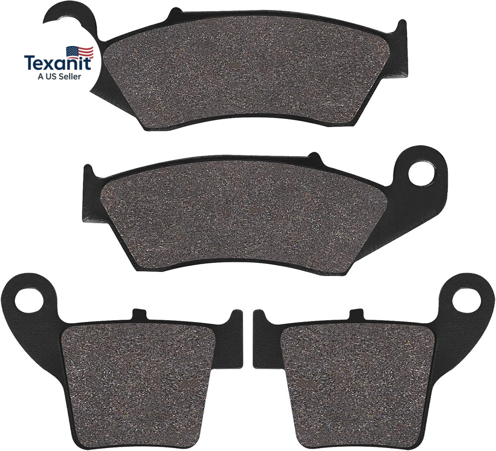 Motorcycle Front and Rear Brake Pads for Honda CR 125/250 R 2002-2007/ CRF 250/4