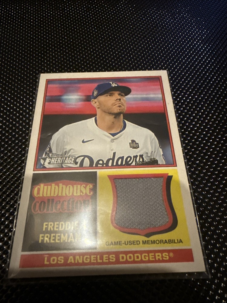 2025 Topps Heritage - Clubhouse Collection Relic Freddie Freeman #CCR-FF (MEM)